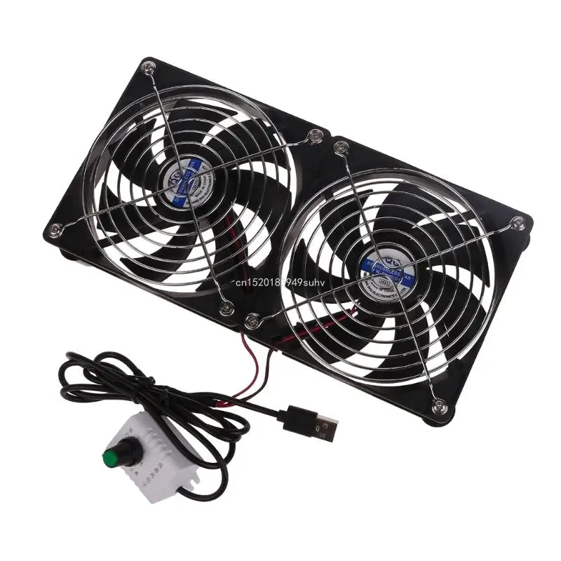 5v แชสซีพัดลมระบายความร้อนเราเตอร์ Usb ทีวี/บรอดแบนด์แมวชุดกล่องด้านบนปิดเสียงภายนอก