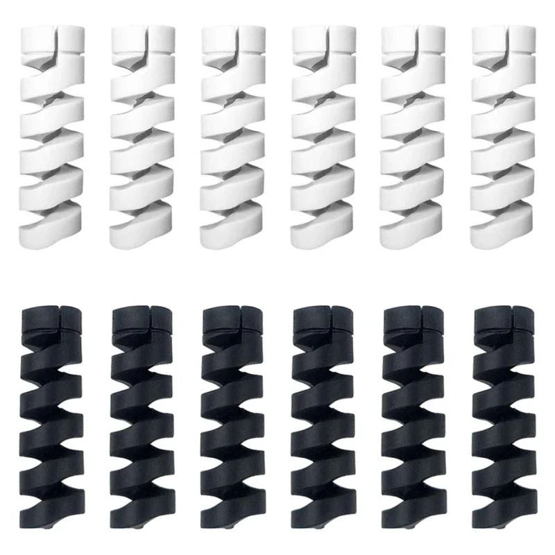 1-20PCS Charging Cable Protector Cover USB Cable Earphone Wire Spiral Cord Protector for IPhone 13 Samsung S21 Xiaomi Poco Cable