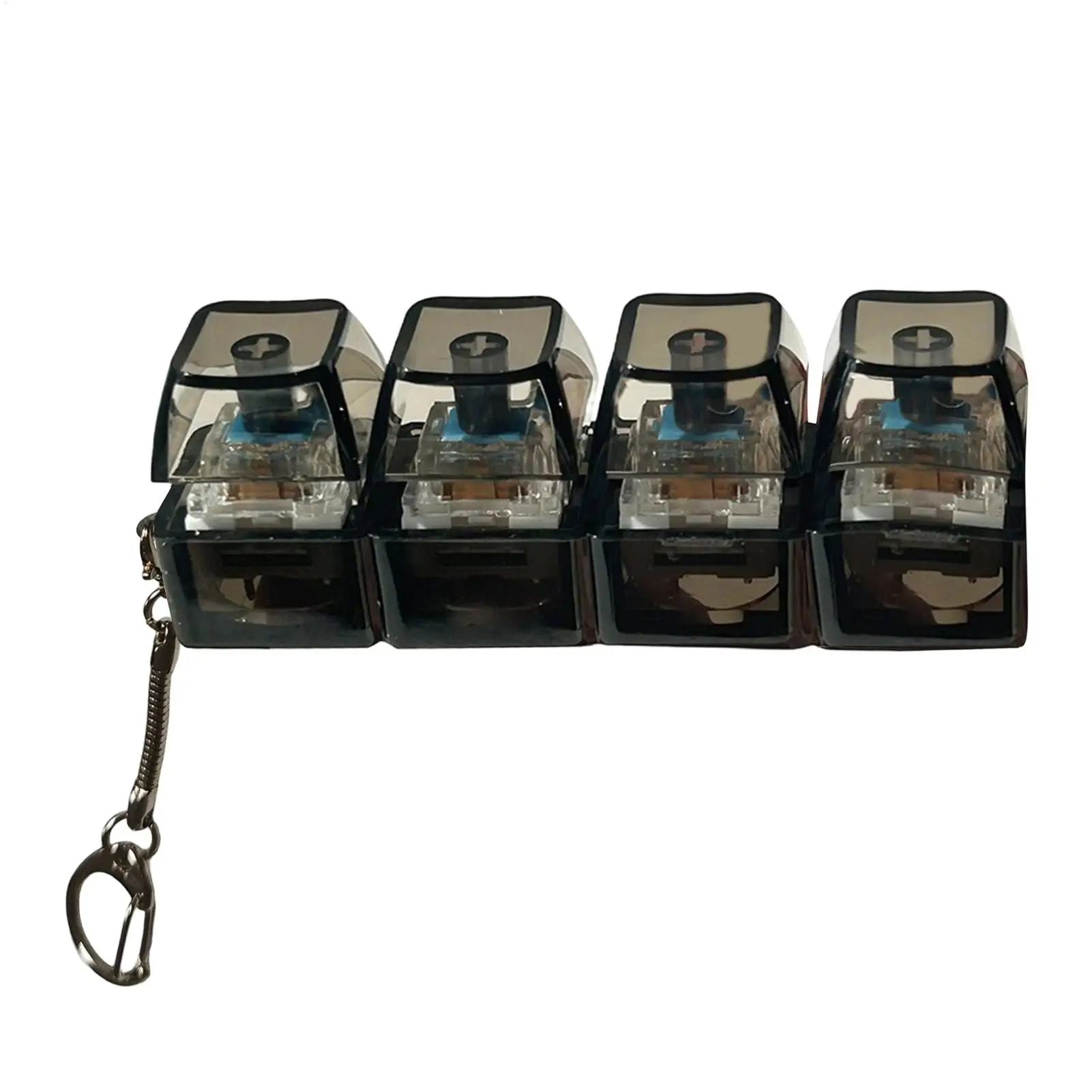 Clicking Toy Keyboard Clicker Relaxation Button Toy Keychain Clicker Keyboard Anti Stress Keychain For Students Coworkers Friend