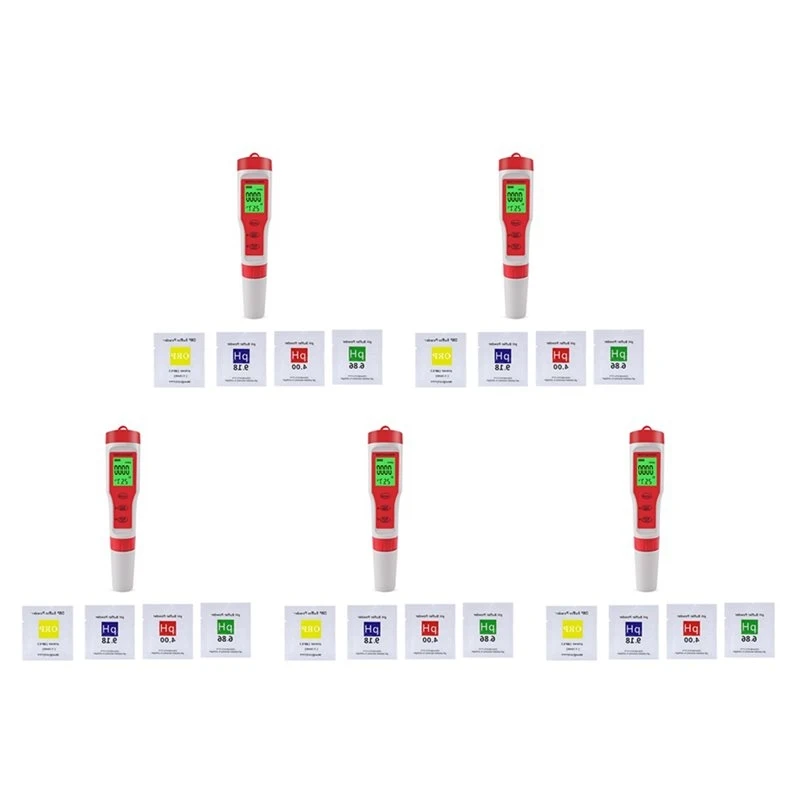 USER FRIENDLY-5X 9908 Portable Water Quality Tester High Precision PH/EC Conductivity/TDS/Temperature 4 In 1 Water Quality Test