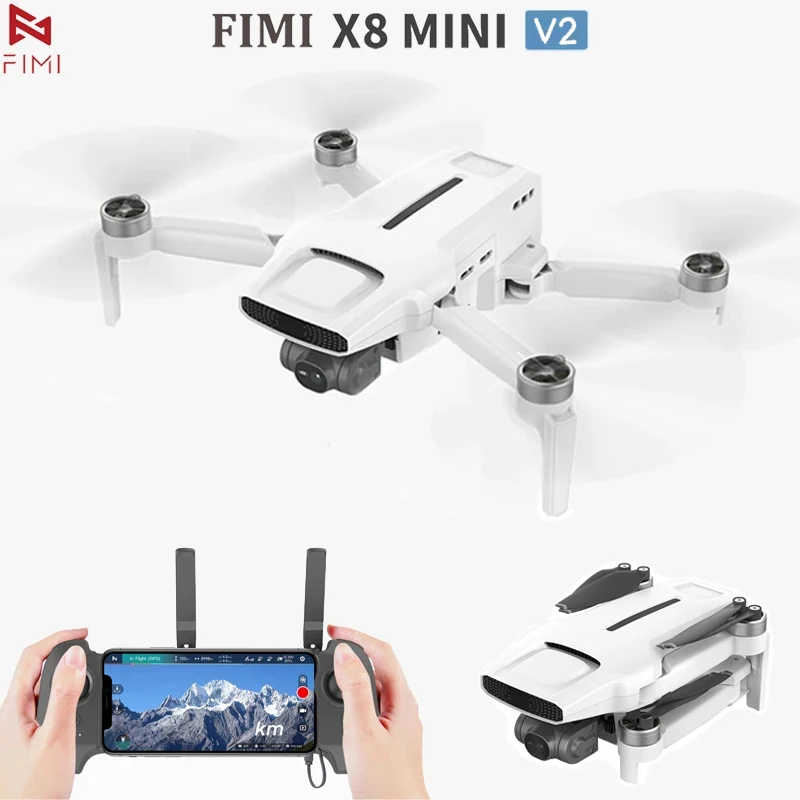 FIMI X8 MINI V2 Drone 4K profesjonalny GPS 3-osiowy gimbal z kamerą 250G-klasa ultralekka konstrukcja pilot Mini Quadcopter zabawki