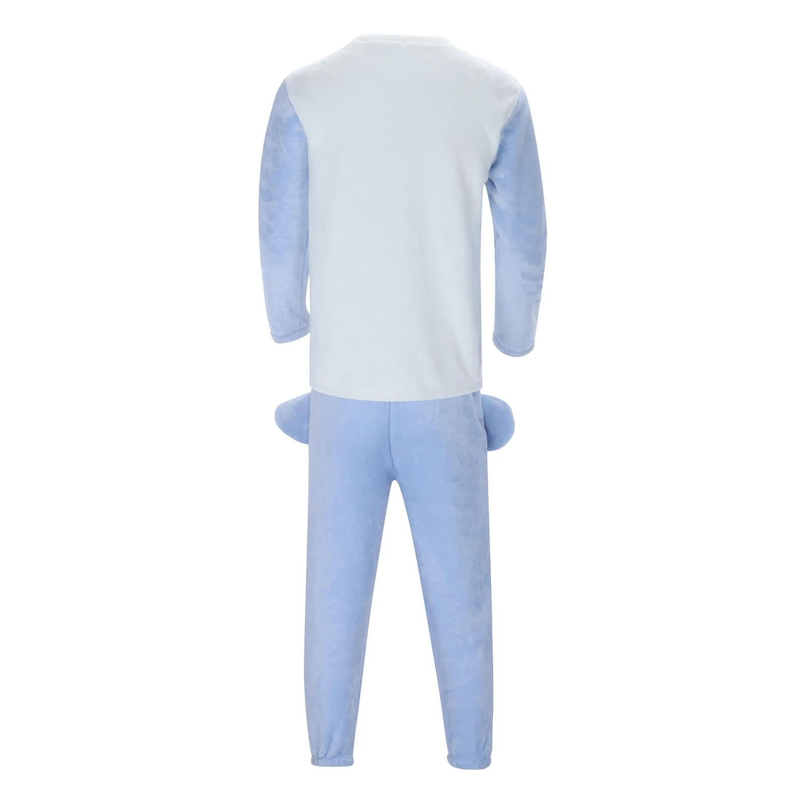 Divertente elefante uomo pigiama pigiameria novità divertente top + pantaloni set da due pezzi regalo per uomo inverno caldo addensato abito homewear