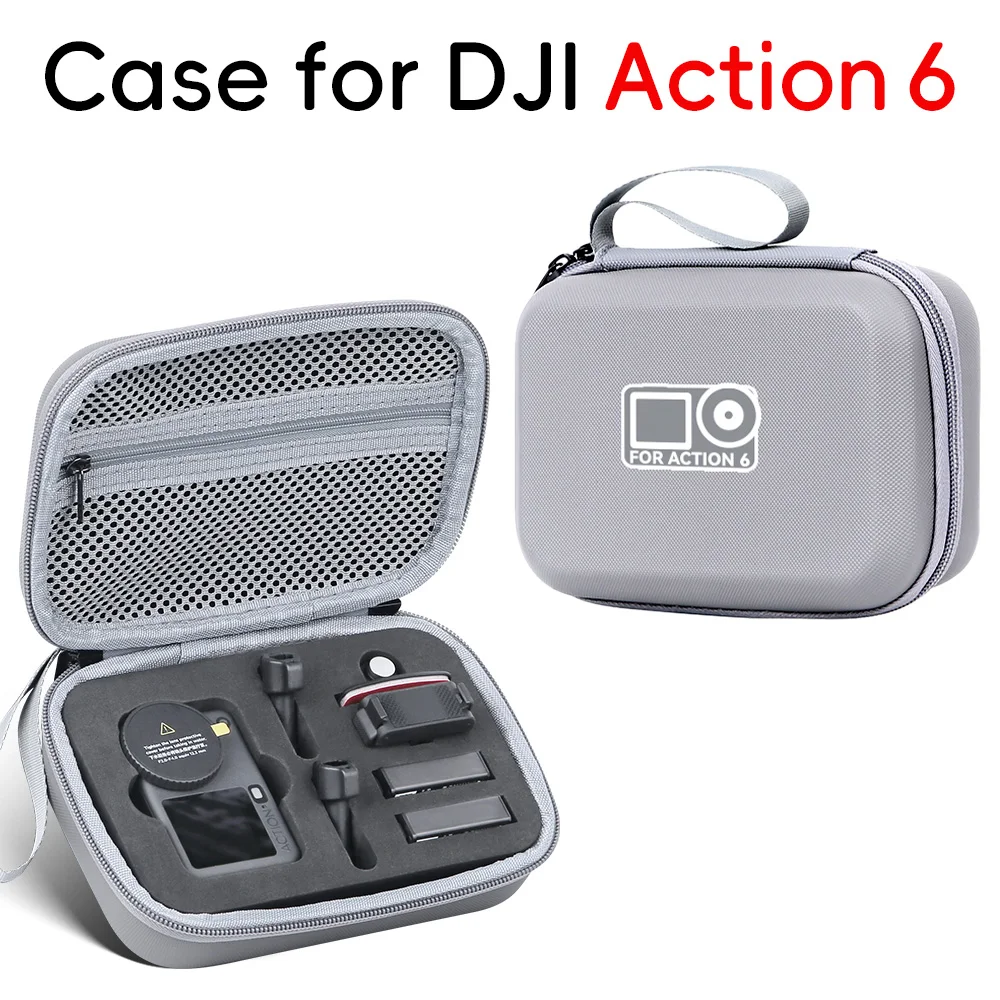 

​Suitable for DJI Osmo Action 6 Storage Bag Dustproof and dirt-resistant Camera PU Storage Bag
