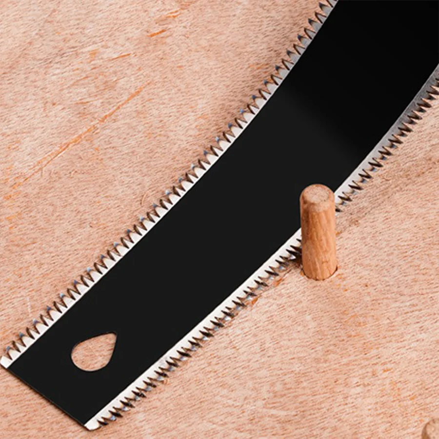 منشار يدوي للنجارة مقاس 12.2 بوصة بمقبض خشبي مريح |   شفرة دقيقة مقاس 15 سم لأعمال النجارة والحرف اليدوية