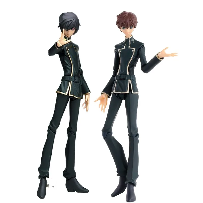 Stock Original BANPRESTO Max Factory Figma BP 002 Lelouch Lamperouge 003 Kururugi Suzaku Authentic Action Character Model Toy