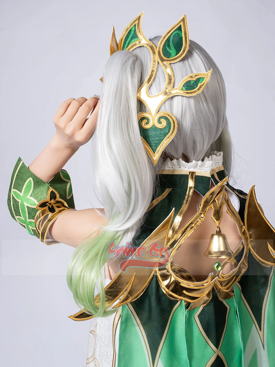 Gioco Nahida Genshin Impact Cosplay Lesser Lord Kusanali Costume Dress Women Halloween Outfit C02945- AA