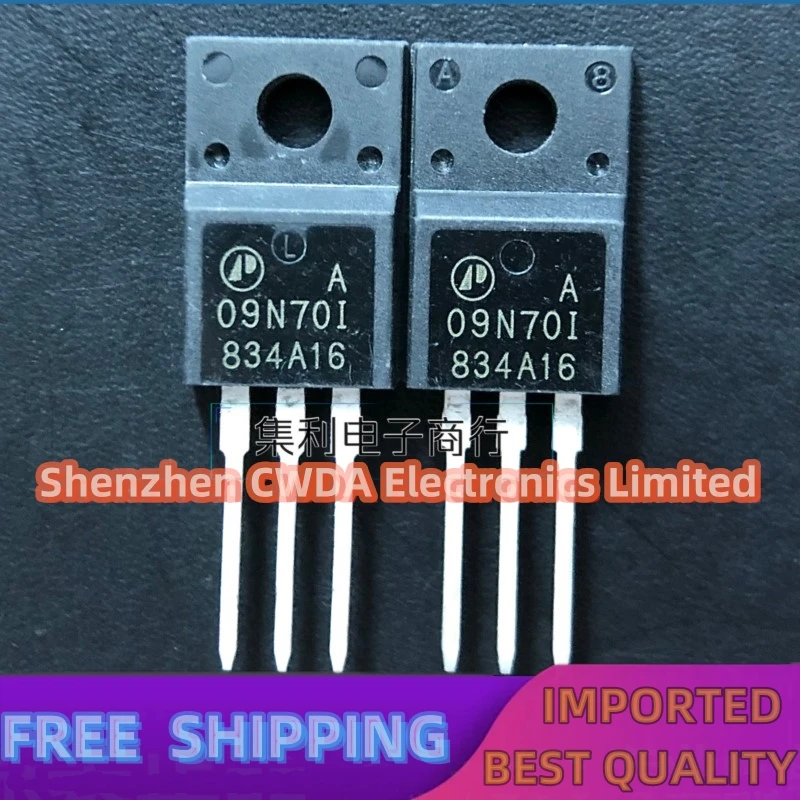 10PCS-20PCS  09N70I AP09N70I  09N701  TO-220F 9A700V Best Quality 