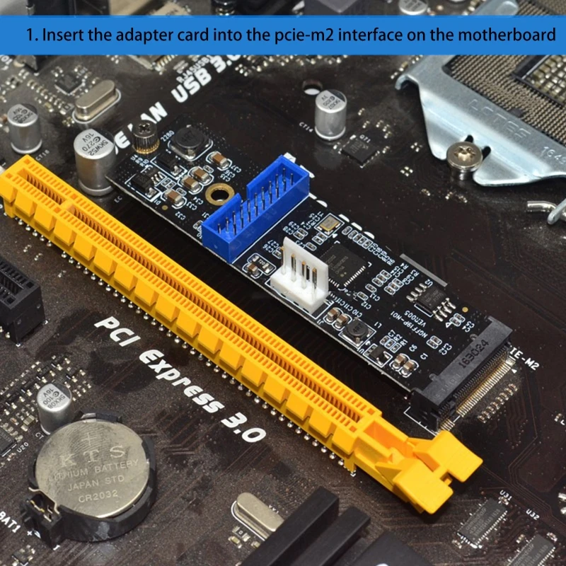 for M.2 for Key to USB Adapter Converter Card Desktop PC for M.2 to USB 5Gbps Riser Card Extender