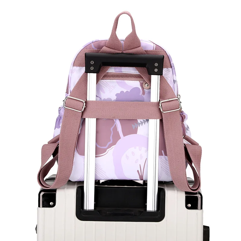 2023 New Nylon Cloth Ladies Backpack Fresh And Sweet Oxford Cloth Rucksack Fashion Casual Backpack Light Travel School Bag