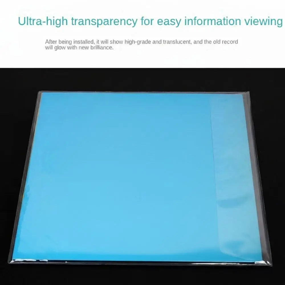 Useful 7/10/12 inch Vinyl Records Sleeve Resealable Thickened LP Record Cover Record Storage Bags Record