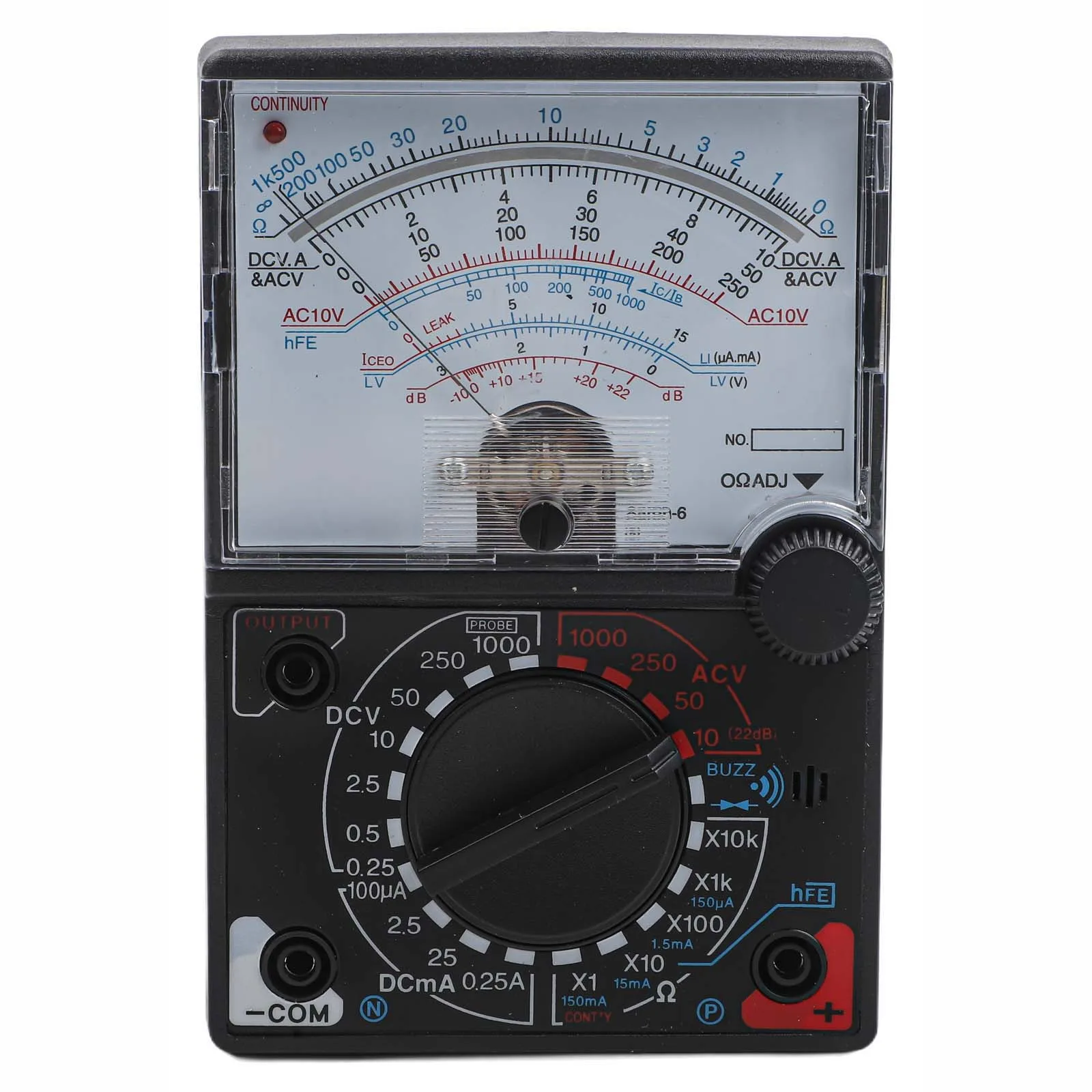 Voltage Current Analog Meter For Learning Portable Lightweight Educational Tool Precision Measurement For Electricians