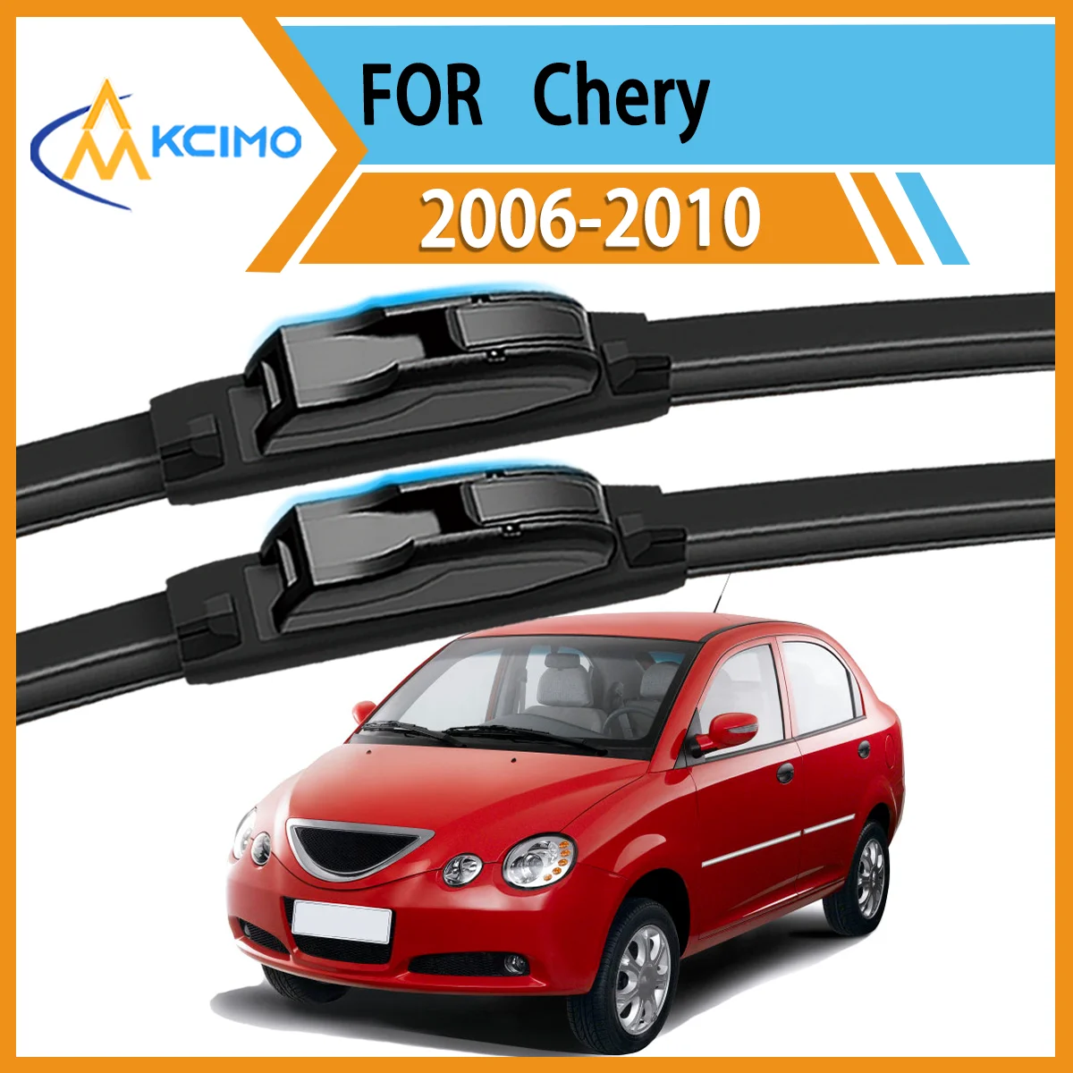 

Upgrade Your Visibility 2 Front Wiper Blades for Chery QQ6 2006-2010 All-Season Performance Crystal Clear View Safe Driving