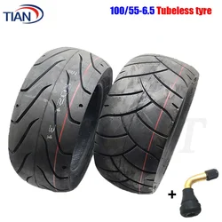 100/55-6.5 Tubeless Tire 90/65-6.5 100/65-6.5 Thickened Wear-resistant Vacuum Tyre with Air Valve for Electric Scooter