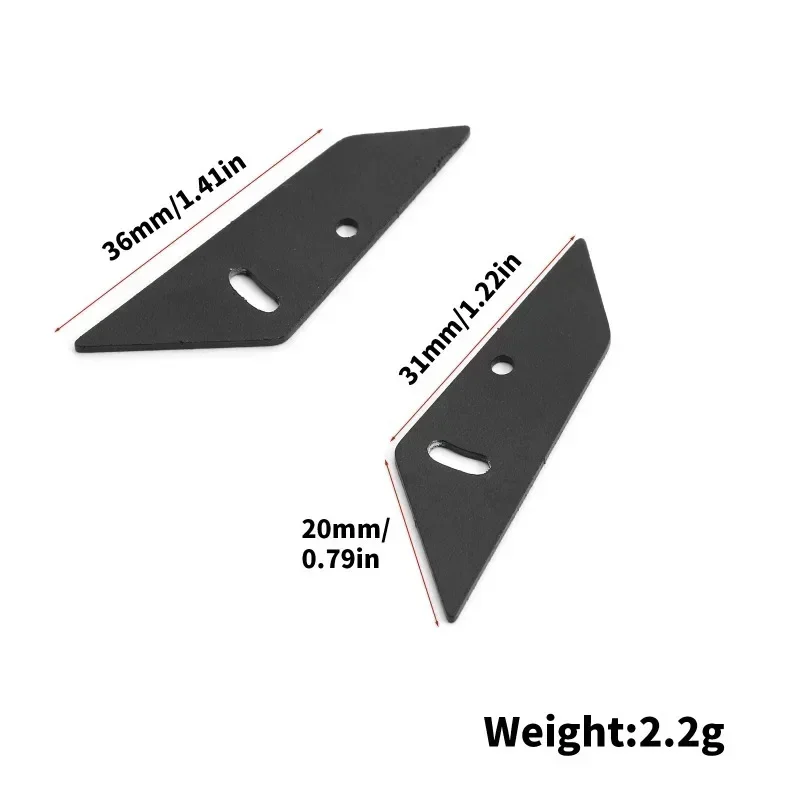 

Metal Rally Car Tail Wing Rear Spoiler Wing for 1/10 Tamiya TT02 XV01 94123 PGT2 YOKOMO HSP Drift Car RC Car Upgrade Parts