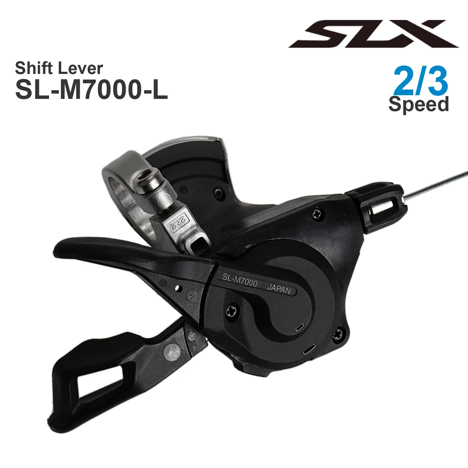 SHIMANO SLX M7000 11v Dźwignia zmiany biegów SL-M7000-L SL-M7000-11-R Prawa dźwignia zmiany biegów - Opaska zaciskowa - 11-biegowe Oryginalne części — zdjęcie 6