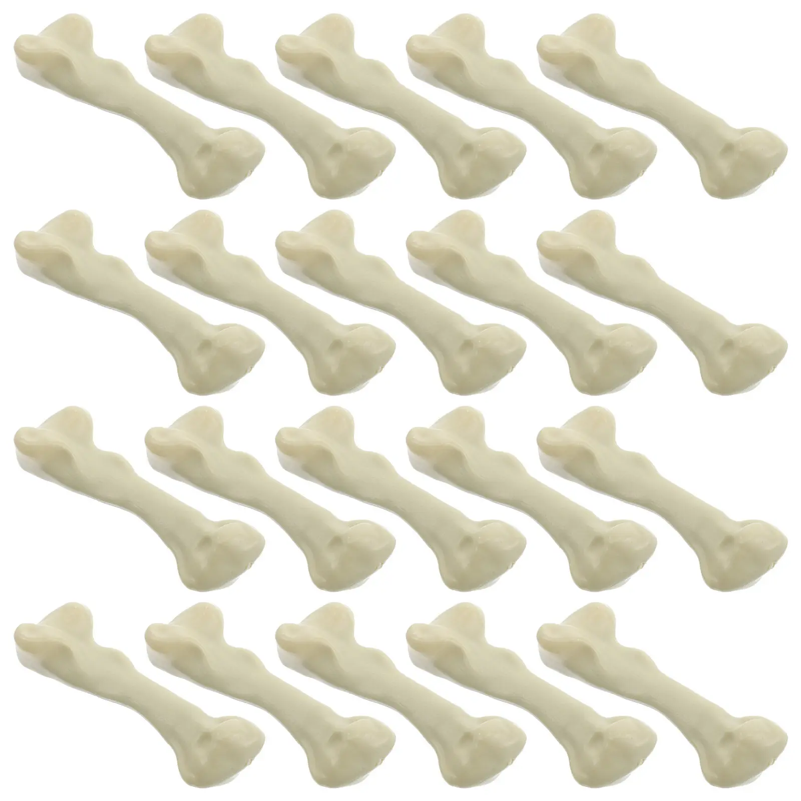 

20Pcs Party Decoration Bones Mini Plastic Bones Spooky Decor for Halloween Graveyard Scene Creepy Ground Props