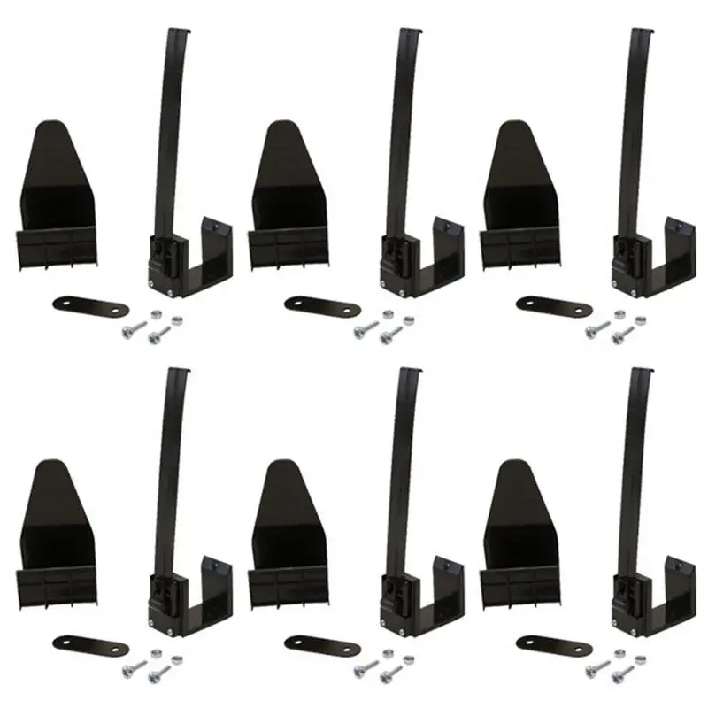 Garage Door Banner Clips 6 Pieces Banner Clamps Installation Kit Long Lasting Installation Accessories Banner Clips For Secure