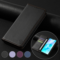 Wallet Skin Friendly Strong Magnetic Card Slot Flip Leather Case For Huawei P20 P30 Lite P40 Lite P Smart 2019 Honor 10 Lite 20i