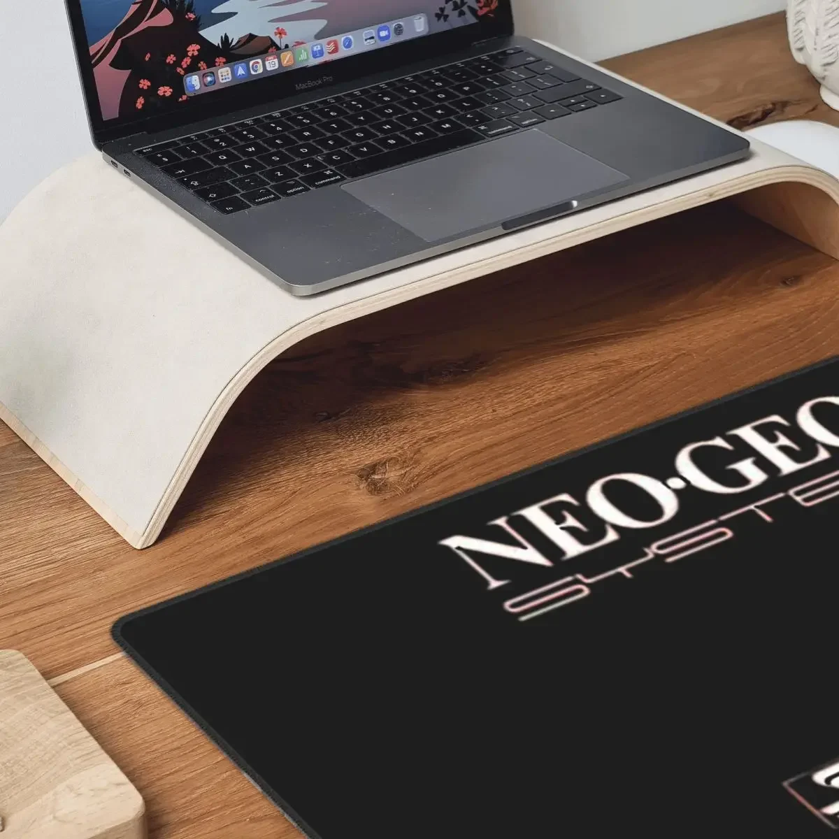 Neo Geo Logo Neogeo Arcade Large Mouse Pad Computer Keyboard Mouse Mat Gamer PC Laptop Desk Mat Office Accessories Table Mats