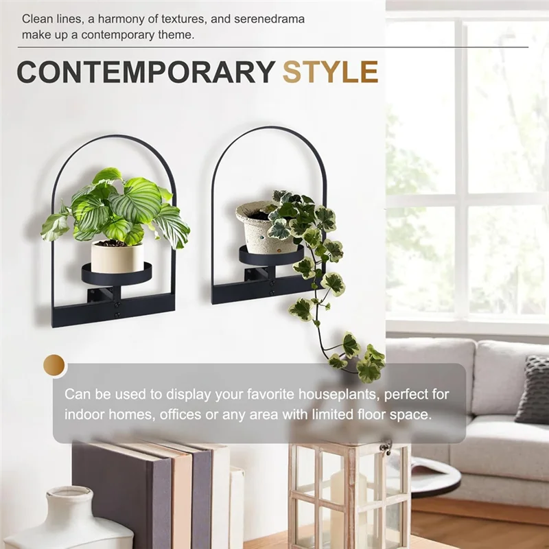 AT29-2個 壁掛けプランター 壁掛け式植木鉢 屋外用植物ラック 壁掛け式プランター 室内植物用