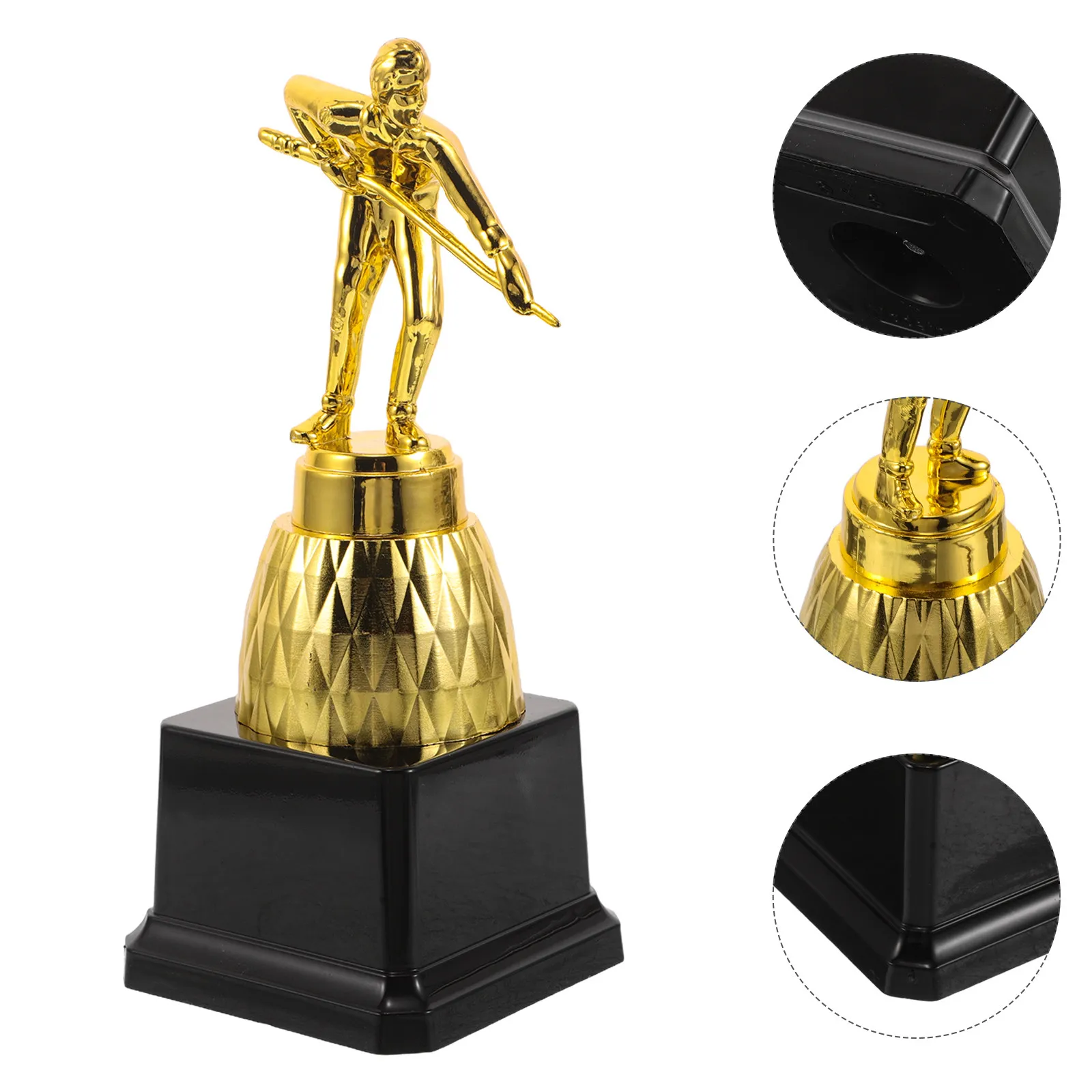

Tournament Billiard Trophy Gold Snooker Player Award Cup 3D Statue for Pool Game Competition Winner Party Favor Prize