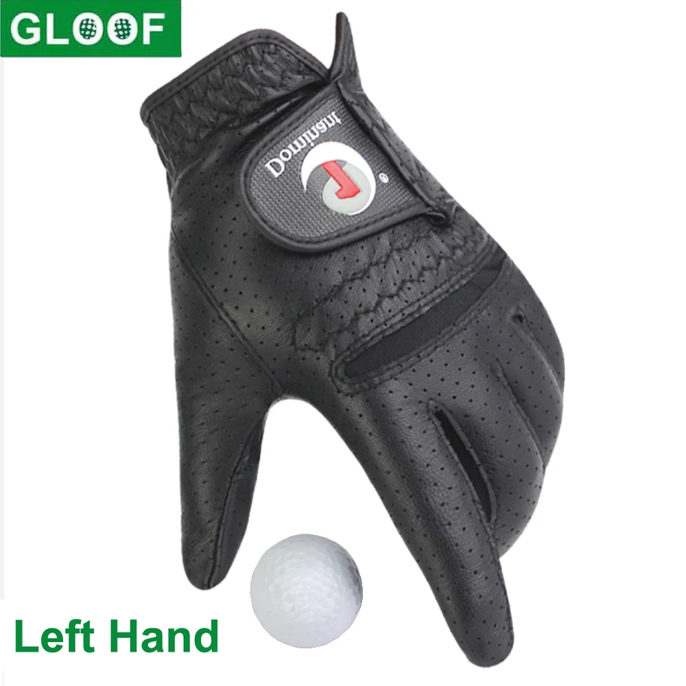 1Pcs Men\'s Golf Gloves Leather Cool Comfortable Golf Gloves Breathable Non-slip Wear-resistant Sunscreen Fit Left Hand