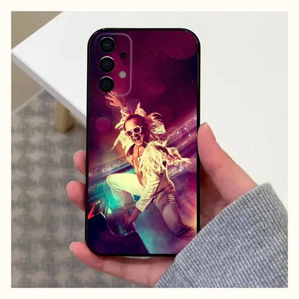 Singer E-Elton J-John Phone Case For Samsung Galaxy A13,A21s,A22,A31,A32,A52,A53,A71,A80,A91 Soft Black Cover