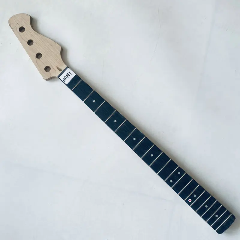 

NN141 Unfinished Right Hand 4 Strings Electric Bass Neck Maple Rosewood 20 Frets Surface Damages and Dirty&Fingerboard Crack