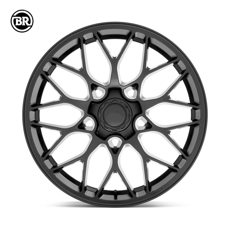

Borui Customized Best Quality Monomer Black Passenger Car Wheels 16 To 26 Inches Chrome Plated Gold 5x112 5x120 Wheel Rims