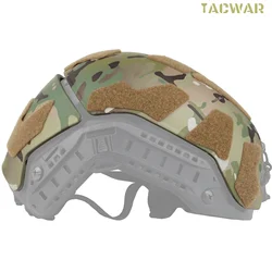 Adhesive Helmet Cover for FAST SF Super High Cut Helmet, Lightweight Plastic Thickened Protective Plate for Airsoft Helmet Guard