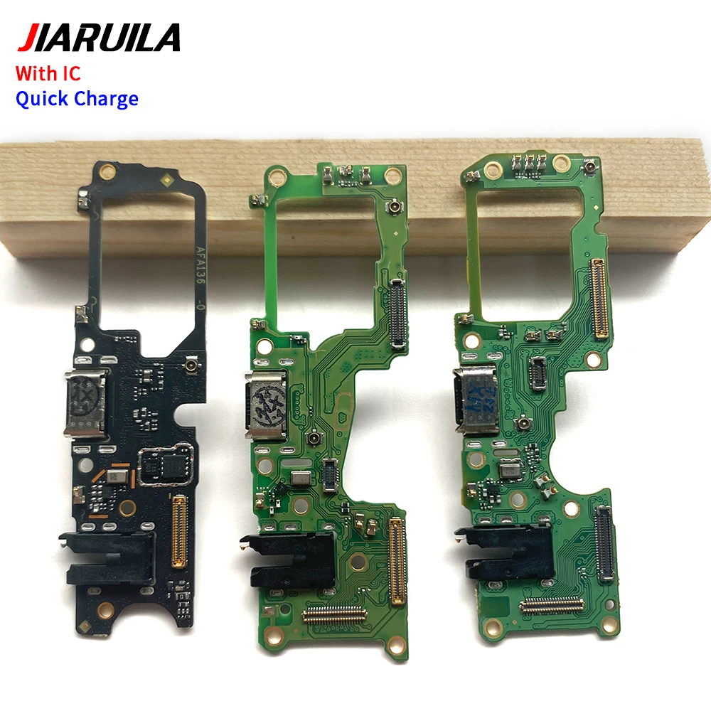 50Pcs，USB Charging Port Board Flex Cable Connector Parts For OPPO A16 A17 A52 A92 A53 A55 A93S A56 A57 A58 A93 A94 A95 A96 4G 5G