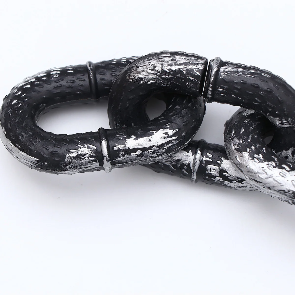 أصفاد الكاحلين ديكور البلاستيك Fetter سلسلة لحزب الهالوين بار مضحك الدعامة طويلة دائم زي التبعي