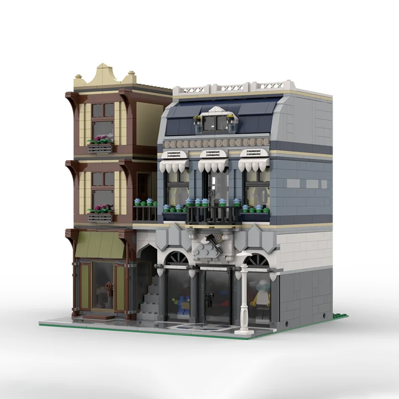 2017PCS Outdoor Sports Shop - Adventure Gear Center Moc DIY Education Model Building Blocks Toy Gift for Kids