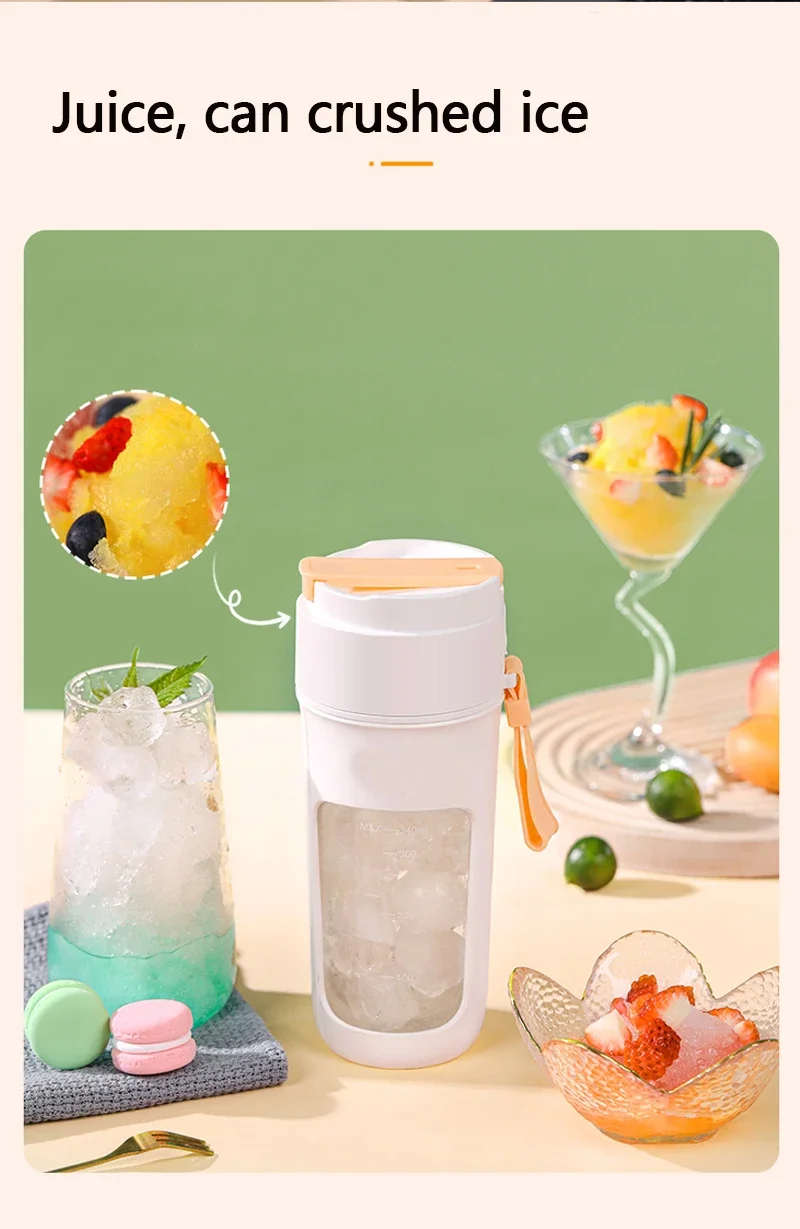 Portable Juice Extractors Electric Blender Fresh Fruit Smoothie Mixers Multifunction Juice Maker Machine Usb Orange Squeezer