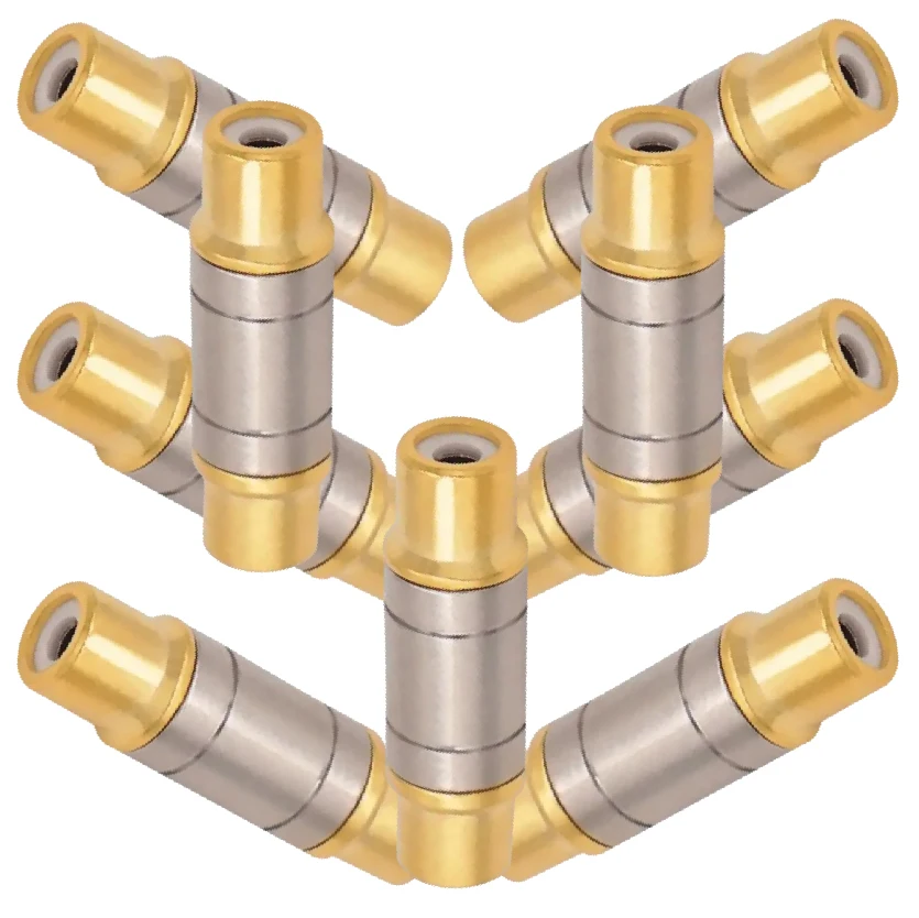 

Speaker Cable Extender Dual Connectors RCA Female To Female Jack Socket Straight Adapter