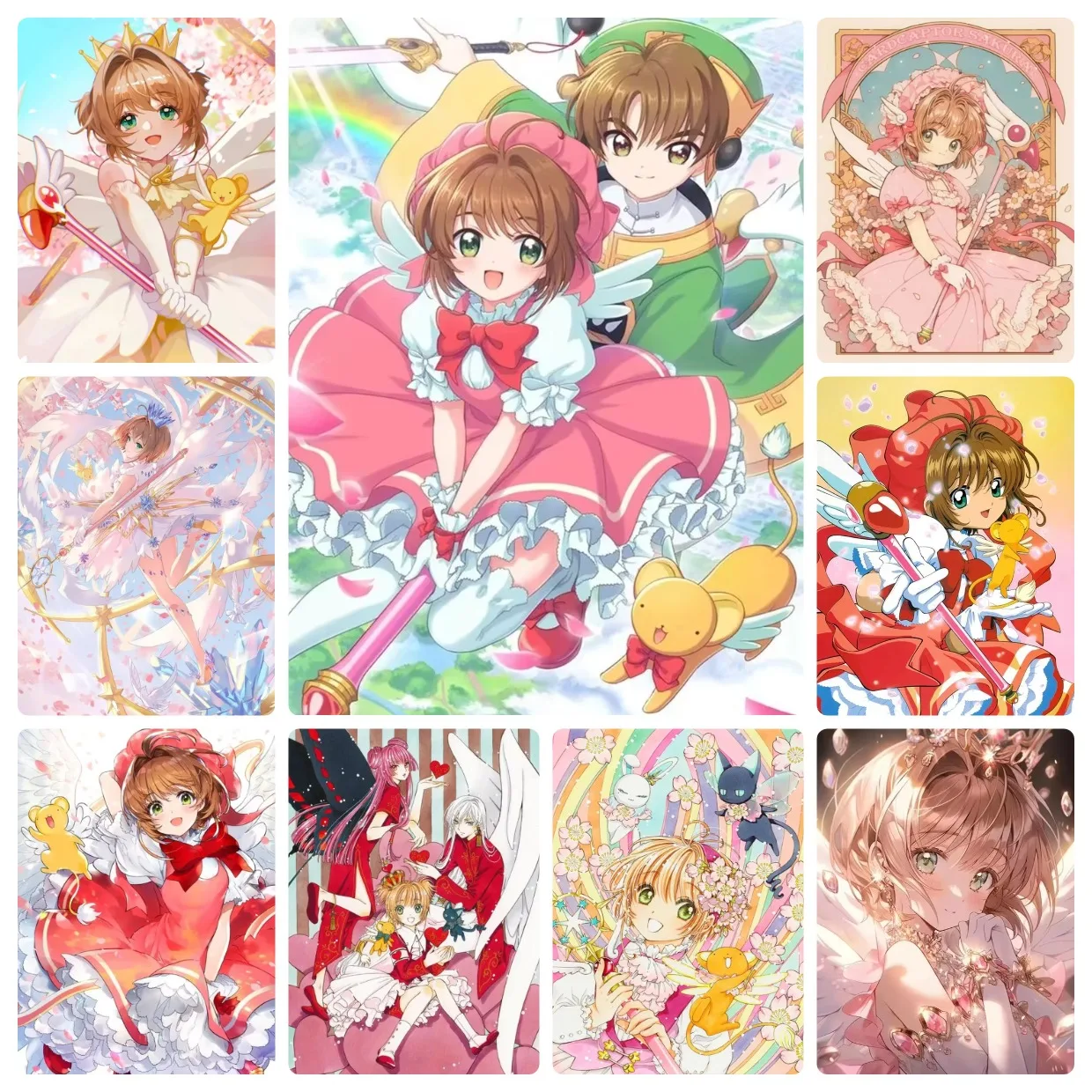 Anime Cardcaptor Sakura 500/1000/1200/2000PCS Jigsaw Puzzle No Frame Cartoon Image Family Leisure Game Present