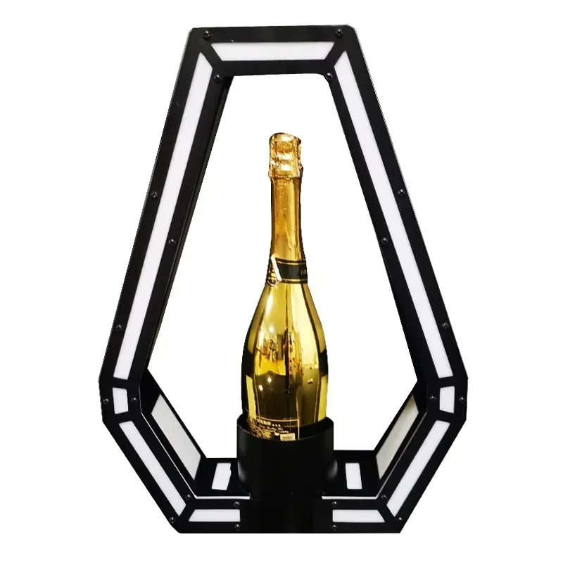 Rechargeable LED Champagne Wine Bottle Glorifier Display VIP Presenter for Night Club Lounge Bar Party Decoration