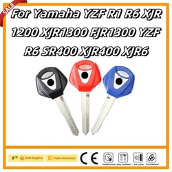 3 pezzi nuova chiave vuota moto sostituire chiavi non tagliate per YAMAHA YZF XJR1300 FJR1300 MT09 MT07 XJ6 TMax FZ6 FZ8 R3 R1 R6 XJR400 SR400