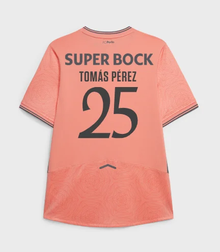 بورتو 25-26 المنزل وبعيدا قمصان كرة القدم تي شيرت ثلاثية الأبعاد مطبوعة قصيرة الأكمام تي شيرت رياضي نفسها للبالغين والأطفال #2