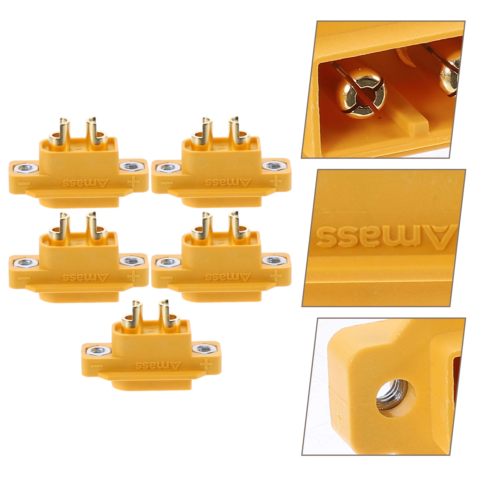 

Model Aircraft Connector Electrical Connectors Practical Power Plug Male Female Plugs