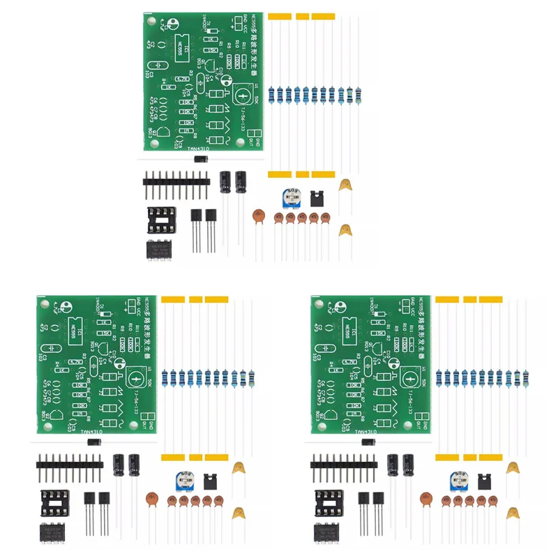 AS95-3X Sine Triangle Square Wave NE555 Multi-Channel Waveform Generator Module DIY Kits