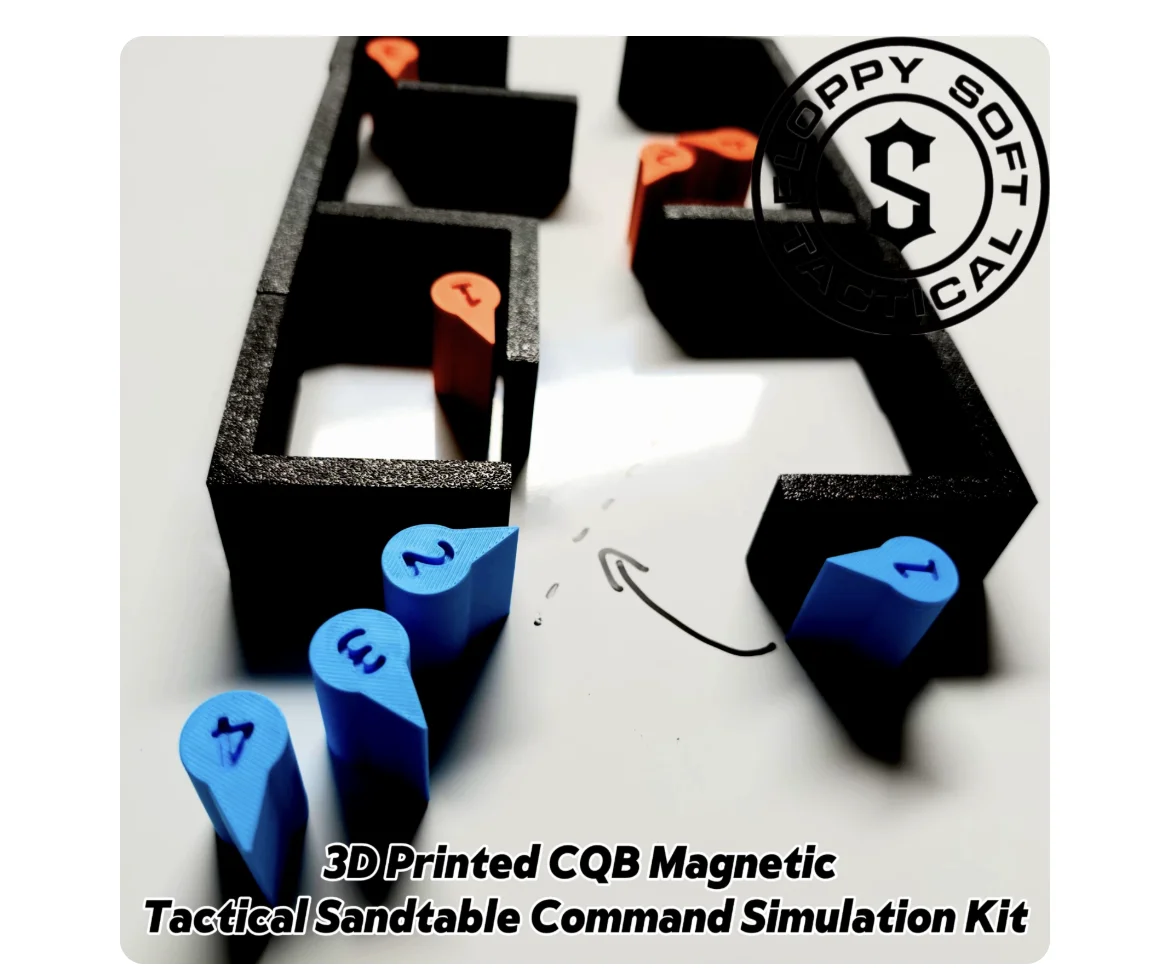 CQB Magnetic Tactical Sand Table CQB Indoor Combat Simulation Set (Handwritten Free Version) view 4