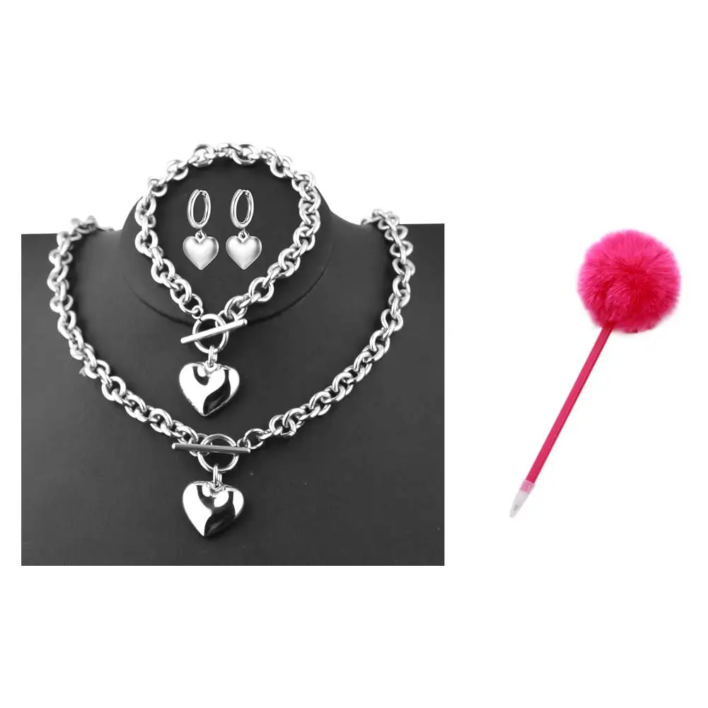 Women Elle Cosplay Woods Pen Necklace Bracelet Costume Accessories Ornament Movie Halloween Carnival Party Fantasy Props Gifts view 4