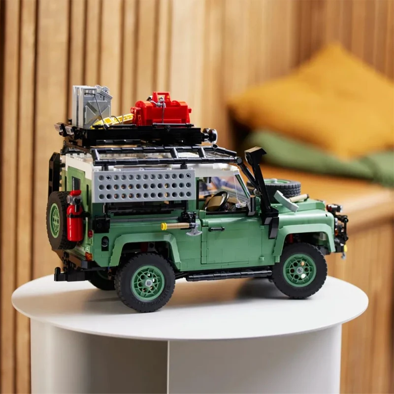 Új hightech Természetében gyökerező rovered Védő 90 Tetőcserép Összeegyeztethető 10317 szuper off-road Versenyzés autó Lakóház blocks gyerekeknek toys ajándékok 2336pcs