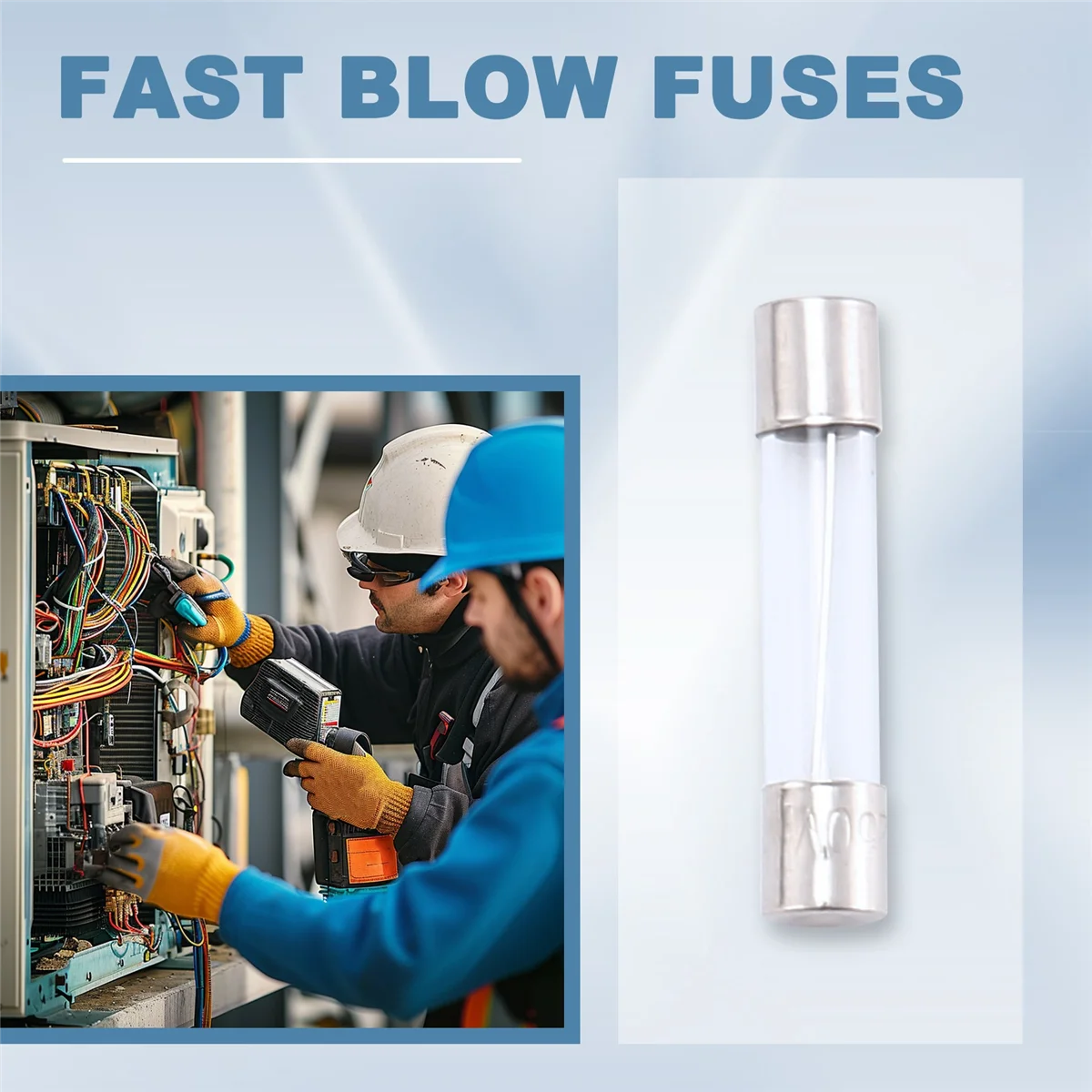 НОВЫЕ 10 шт. быстродействующие стеклянные трубчатые предохранители 6x30 мм, 250 В, 10 А