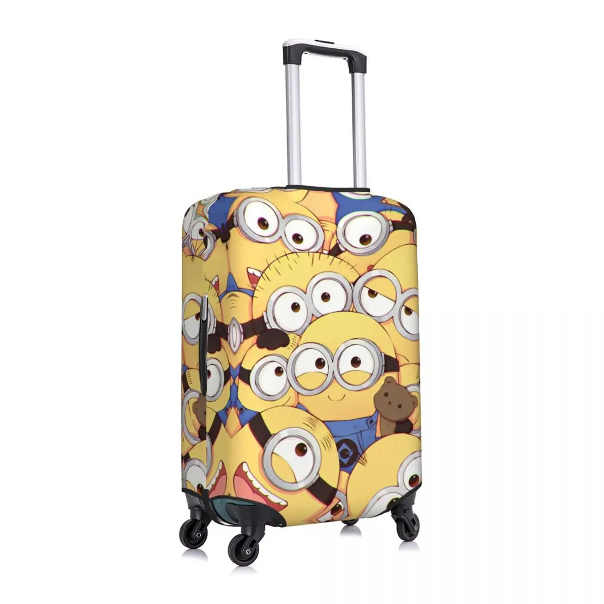 Minions The Rise Of Gru Cartoon Suitcase Cover Cruise Trip Holiday Fun Luggage Case Protector