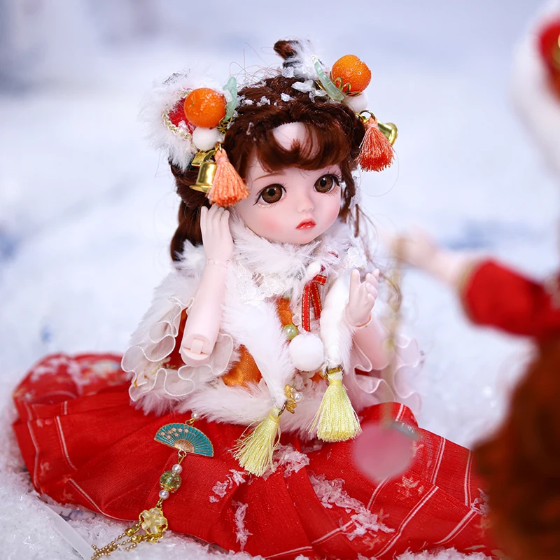 DBS DREAM FAIRY 중국 스타일 1/6 BJD 애니메이션 인형 기계 인테리어 바디 메이크업 헤어 눈 옷 신발 30cm 애니메이션