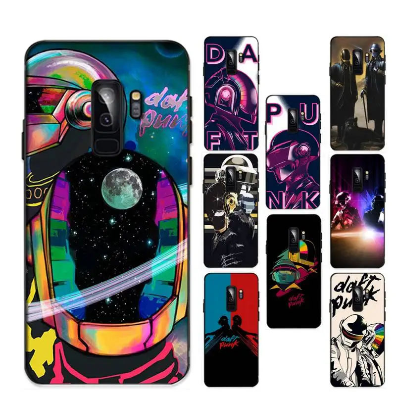 Rock music Daft Punk Helmet Phone Case for Samsung S20 lite S21 S10 S9 plus for Redmi Note8 9pro for Huawei Y6 cover