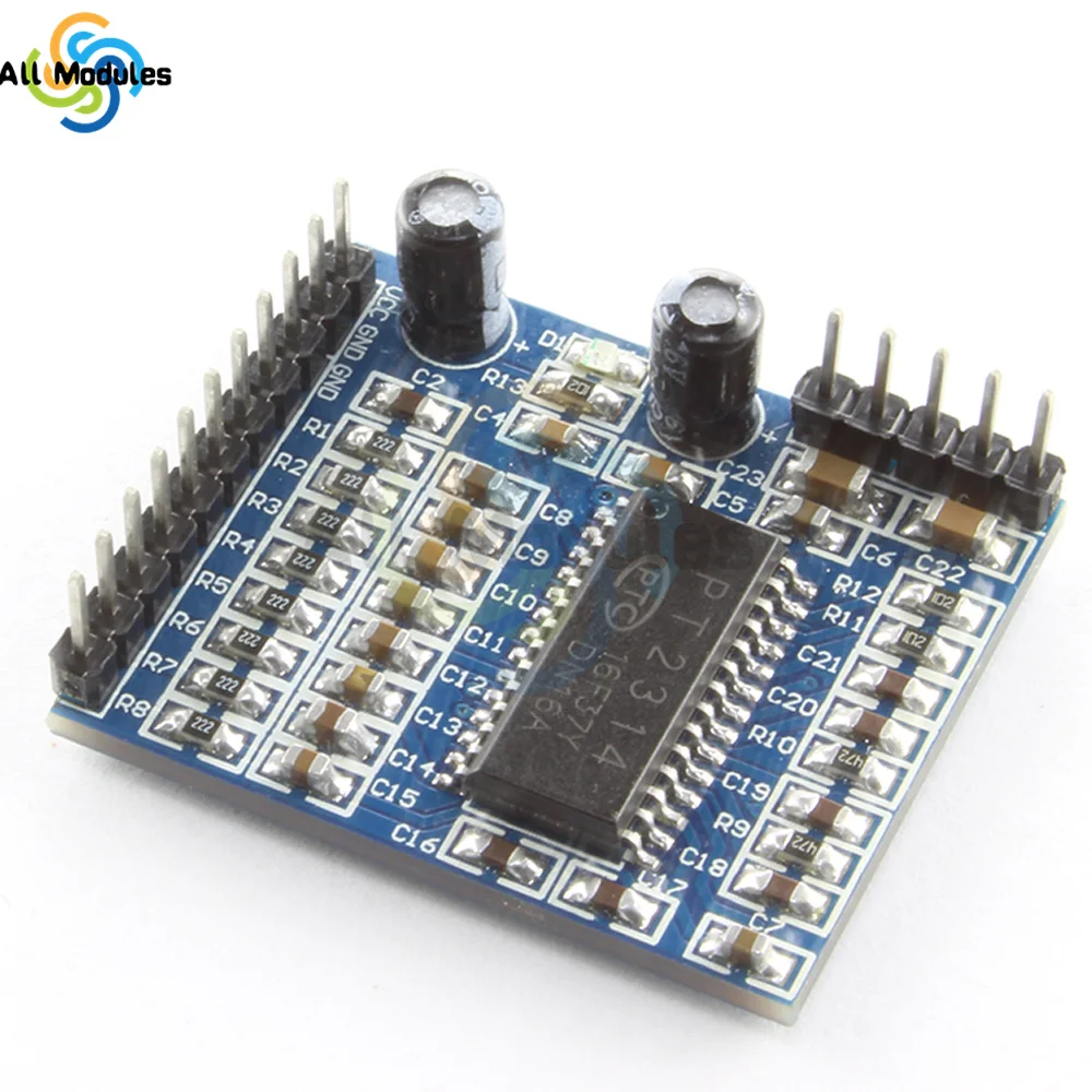 DC6V-10V PT2314 Sound Quality Adjustment Module Sound Effect Processing Module IIC I2C For Arduino