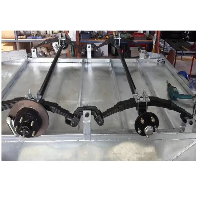 Boat Trailer Tandem Rocker Roller Suspension Leaf Spring Set Assembly